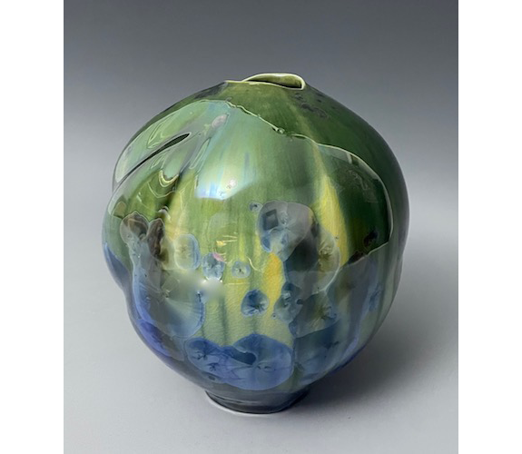 Blue Green Vase - Ginny Conrow